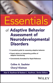 Image for Essentials of Adaptive Behavior Assessment of Neurodevelopmental Disorders