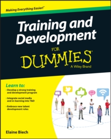 Image for Training and development for dummies
