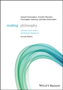Image for Reading Philosophy: Selected Texts With a Method for Beginners