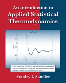 Image for An introduction to applied statistical thermodynamics