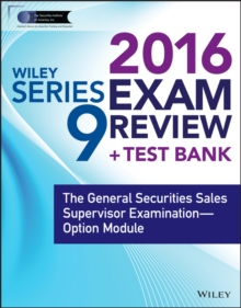 Image for Wiley Series 9 Exam Review 2016 + Test Bank