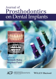 Image for Journal of Prosthodontics on Dental Implants