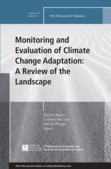 Image for Monitoring and Evaluation of Climate Change Adaptation: A Review of the Landscape