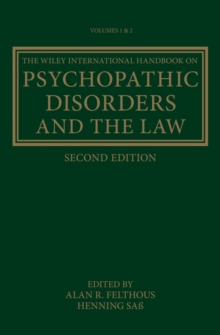 Image for The Wiley international handbook on psychopathic disorders and the law
