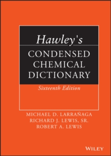 Image for Hawley's condensed chemical dictionary.