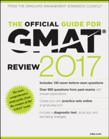 Image for The official guide for GMAT review 2017 with online question bank and exclusive video