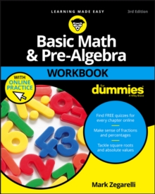 Image for Basic Math & Pre-Algebra Workbook For Dummies with Online Practice