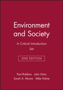 Image for Environment and Society - A Critical Introduction 2e with Can Science Fix Climate Change? Set