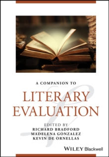 Image for A companion to literary evaluation