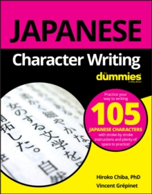 Image for Japanese character writing for dummies.