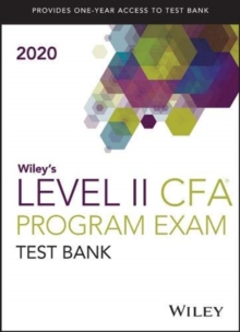 Image for Wiley's Level II CFA Program Study Guide + Test Bank 2020