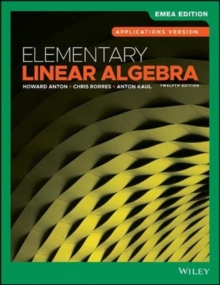 Image for Elementary linear algebra: Applications version