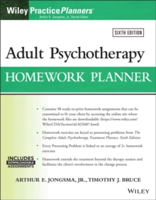 Image for Adult Psychotherapy Homework Planner