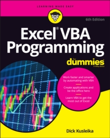 Image for Excel VBA programming for dummies