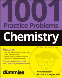 Image for Chemistry: 1001 Practice Problems For Dummies (+ Free Online Practice)