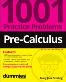 Image for Pre-calculus  : 1,001 practice problems for dummies