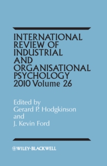 Image for International Review of Industrial and Organizational Psychology. Volume 26, 2011