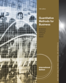 Image for Quantitative Methods for Business, International Edition (with Printed Access Card)