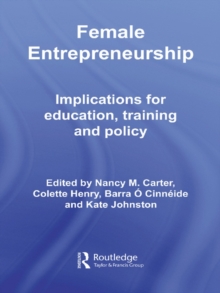 Image for Female entrepreneurship: implications for education, training and policy