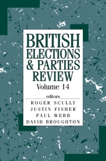 Image for British Elections & Parties Review. Volume 14