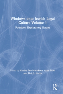 Image for Windows Onto Jewish Legal Culture Volume 1: Fourteen Exploratory Essays