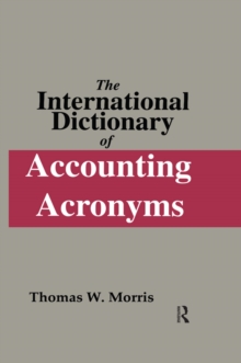 Image for The International Dictionary of Accounting Acronyms