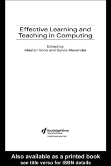 Image for Effective learning and teaching in computing