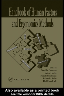 Image for Handbook of human factors and ergonomics methods