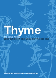 Image for Thyme: the genus thymus