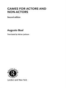 Image for Games for actors and non-actors