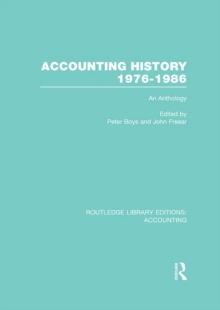 Image for Accounting history 1976-1986: an anthology