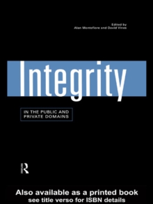 Image for Integrity in the public and private domains