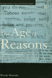 Image for The age of reasons: quixotism, sentimentalism and political economy in eighteenth-century Britain