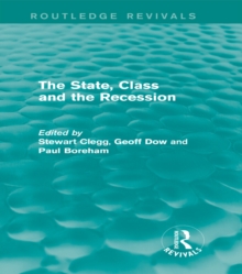 Image for The state, class and the recession