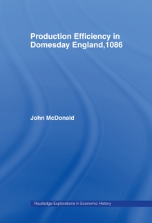 Image for Production Efficiency in Domesday England, 1086