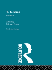 Image for T.S. Eliot Volume 2