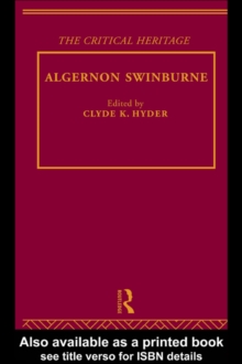 Image for Algernon Swinburne: the critical heritage
