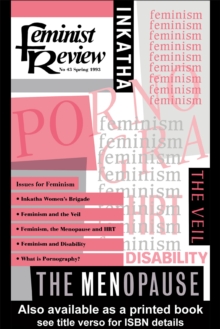 Image for Feminist Review: Issue 43: Issues for Feminism