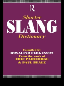 Image for Shorter slang dictionary