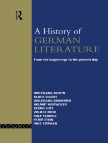Image for A history of German literature: from the beginnings to the present day