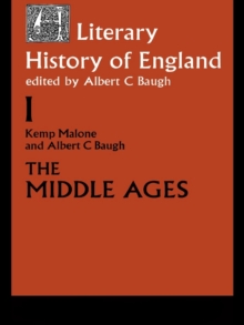 Image for A Literary History of England: Vol 1: The Middle Ages (to 1500)