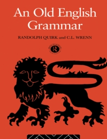 Image for An Old English Grammar