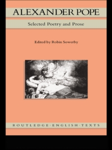 Image for Alexander Pope: Selected Poetry and Prose