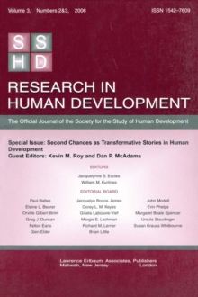 Image for Second Chances As Transformative Stories Rhd V3 2&3