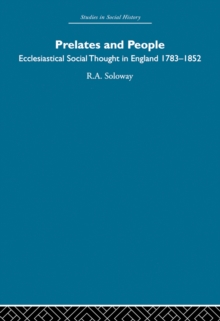 Image for Prelates and people: ecclesiastical social thought in England, 1783-1852