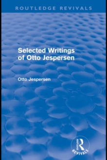 Image for Selected writings of Otto Jespersen