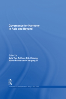 Image for Governance for harmony in Asia and beyond