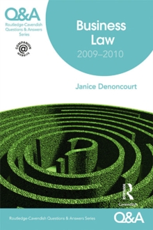 Image for Business law, 2009-2010