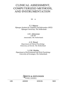 Image for Clinical Assessment, Computerized Methods, and Instrumentation