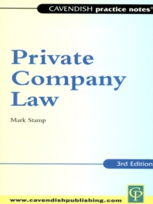 Image for Private company law